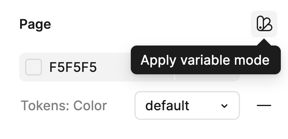 Screenshot of Figma user interface sidebar cropped to the page section